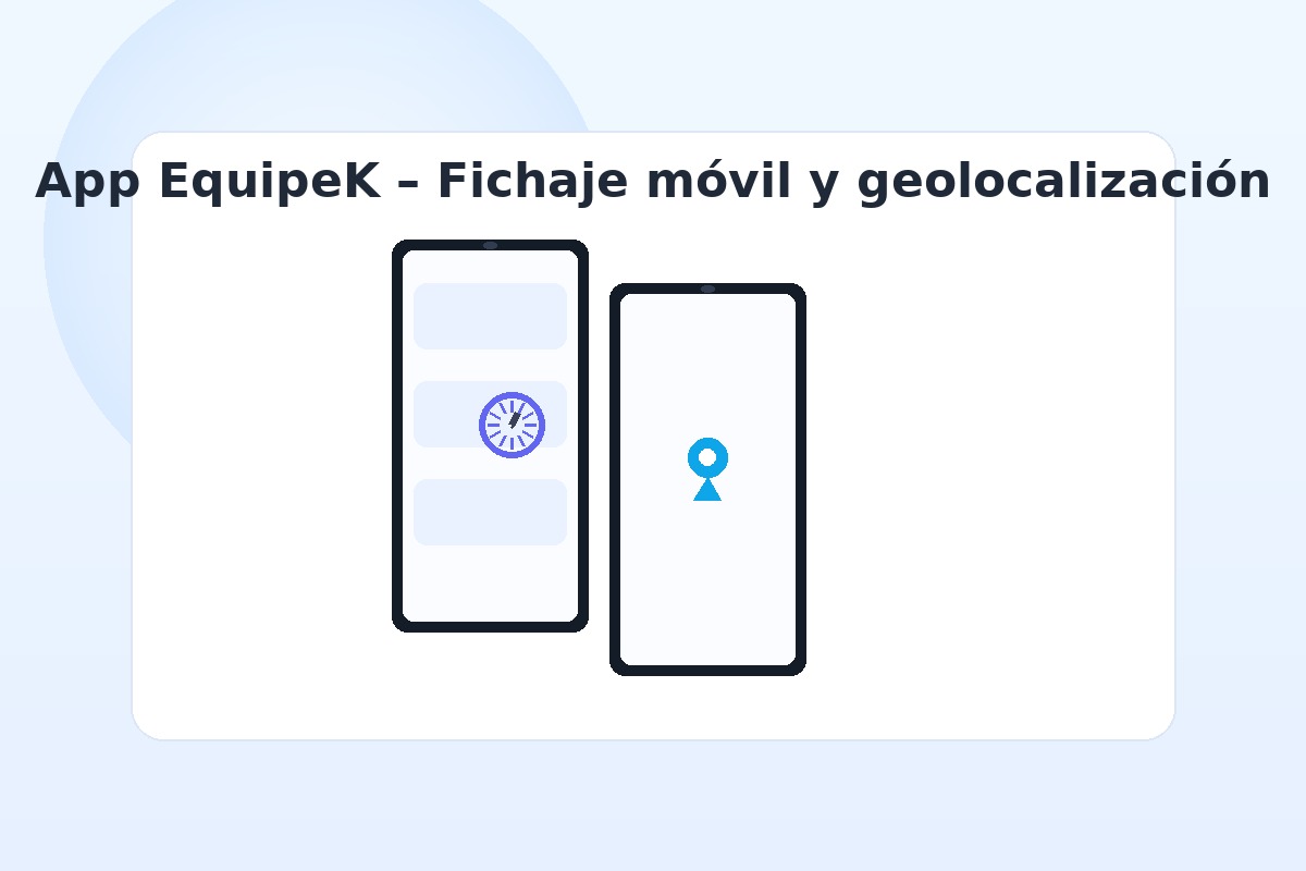 App EquipeK para registro horario